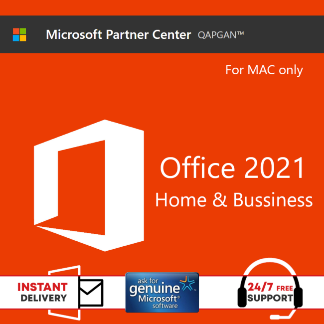 Microsoft Office 2021 Home and  Bussines (for MAC)