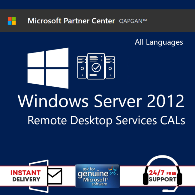 Windows Server 2012 Remote Desktop Services CALs